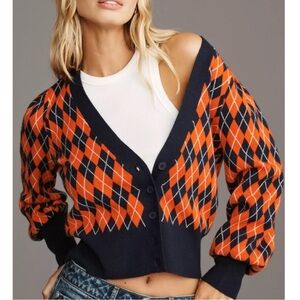 Anthropologie Maeve Balloon-Sleeve Cardigan
Sweater Small